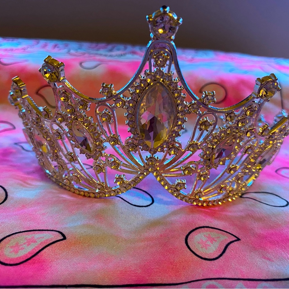 Crown Necklace and Earring Set